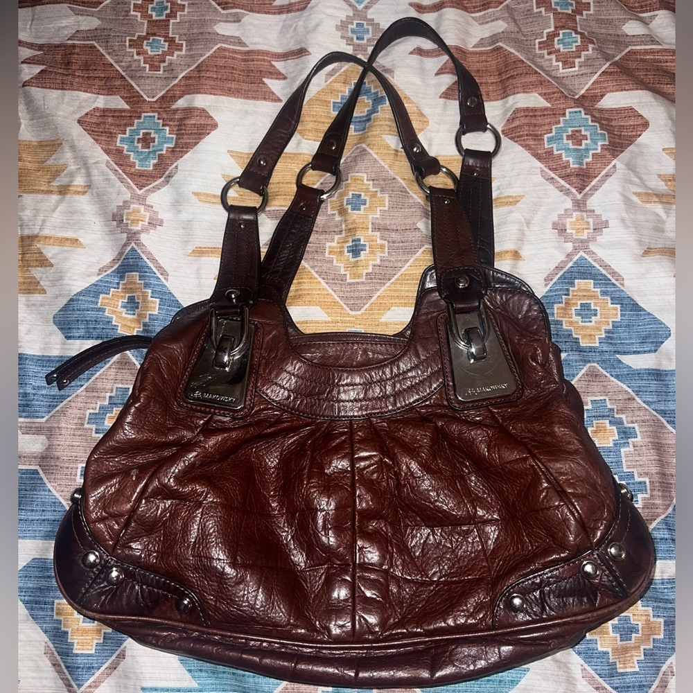B. Makowsky leather shoulder bag Rare
